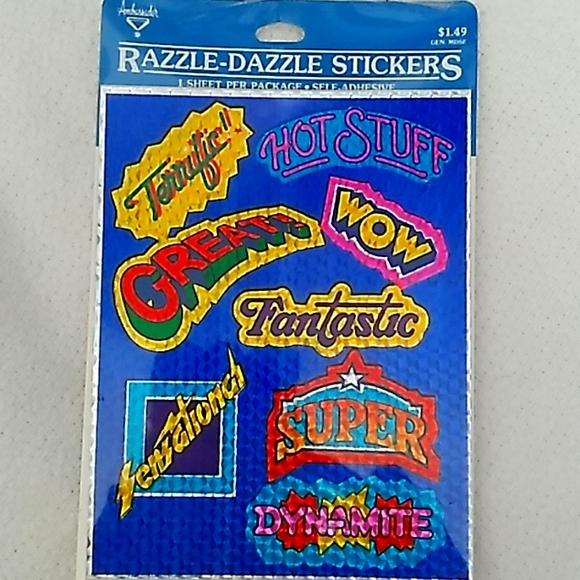 Hallmark Other - Hallmark Razzle-Dazzle stickers
